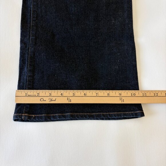 OLD NAVY Jean Womens Plus 22 x 32 Long Blue Dark Wash Boot Cut Stretch Denim - Picture 10 of 13